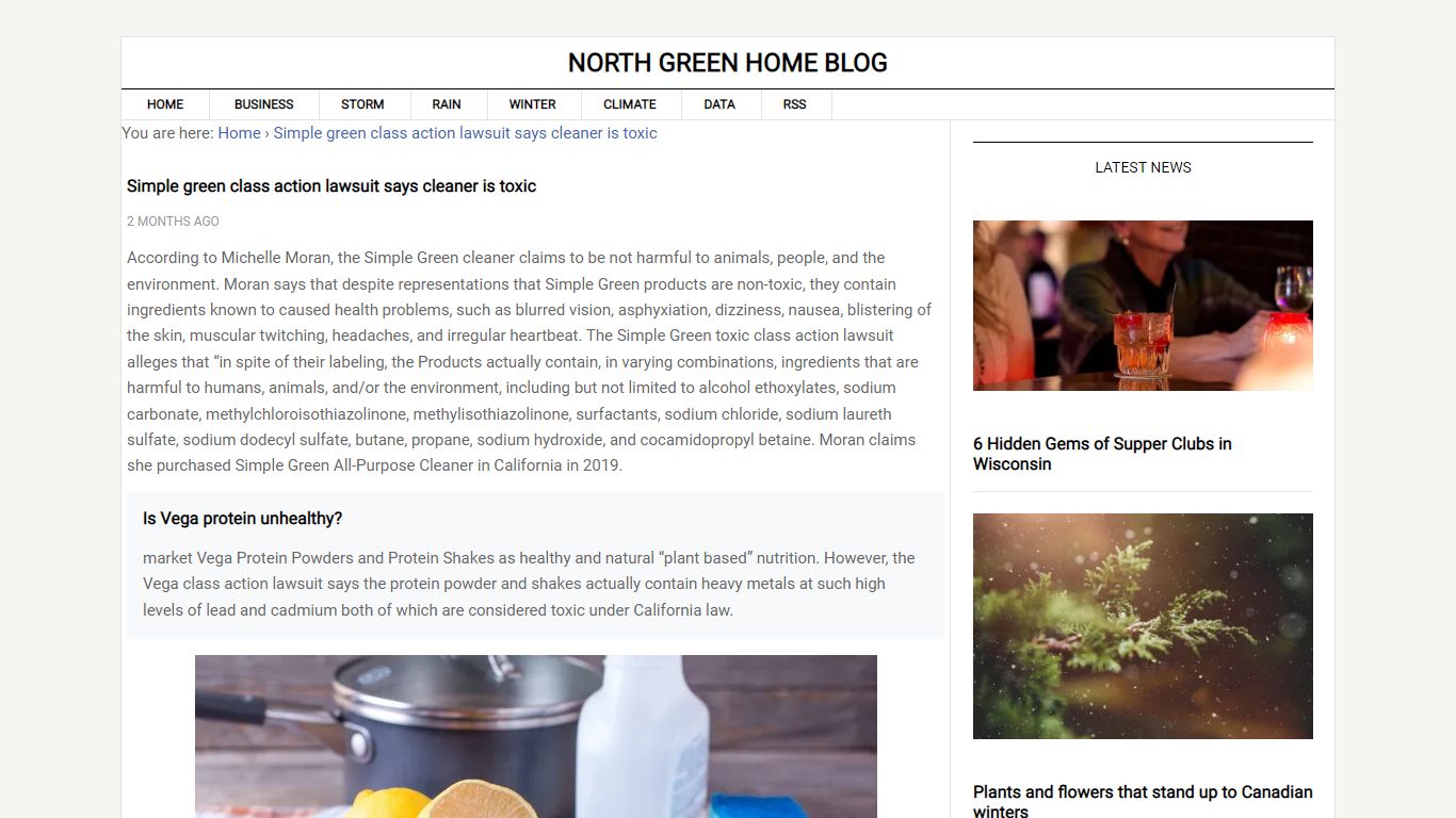 Simple green class action lawsuit says cleaner is toxic
